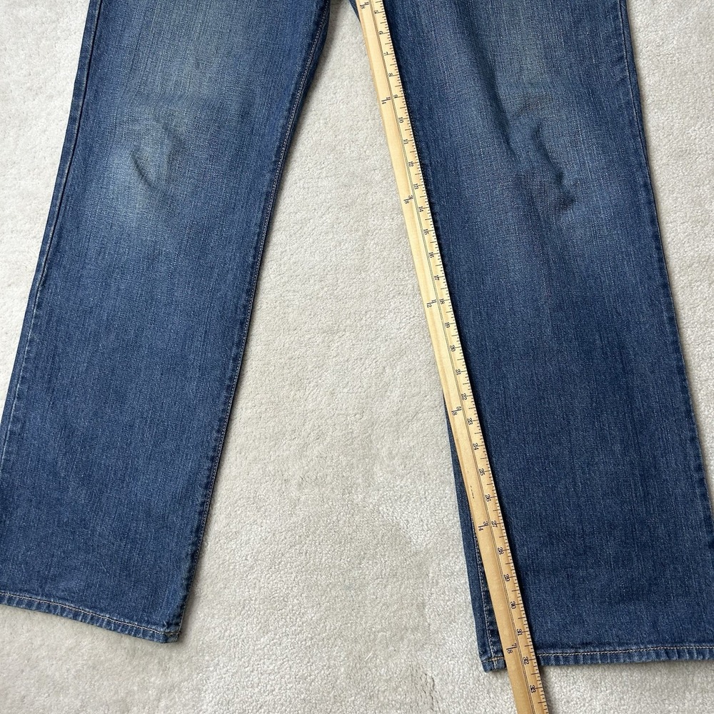 Vintage Y2K Polo Ralph Lauren Jeans 36x32 Ashmore Baggy Loose Denim - Picture 6 of 8